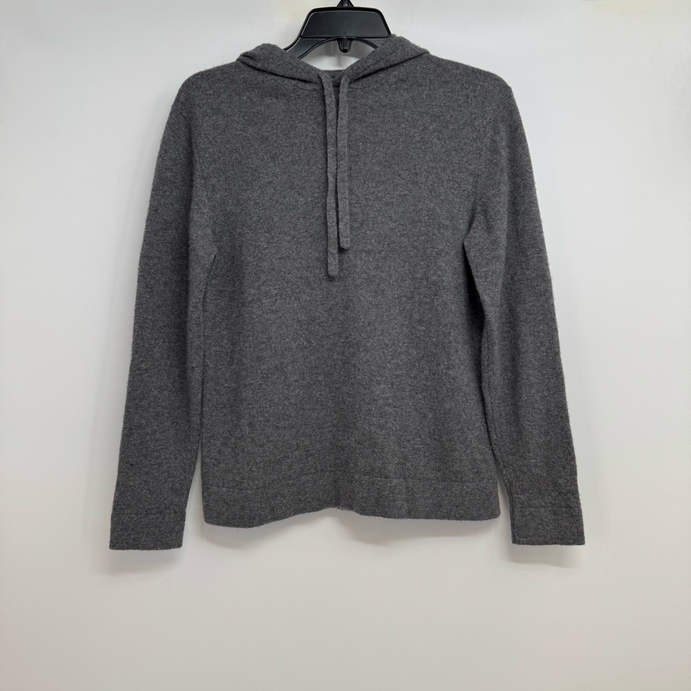 Naadam The Essential Cashmere Hoodie Womens XXS Gray Drawstring